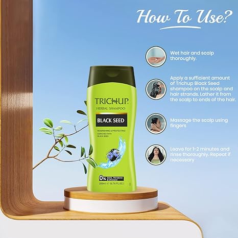 Trichup Black Seed Herbal Shampoo